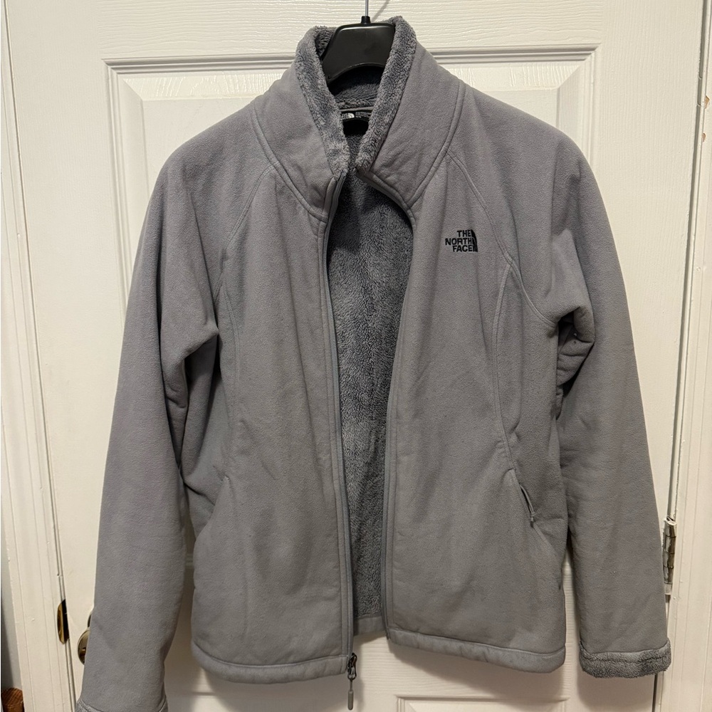 The North Face Gray Performance Jacket High Collar Soft-Shell